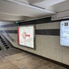 Кристалайт на станции метро 