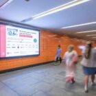 Кристалайт на станции метро 
