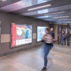 Кристалайт на станции метро 