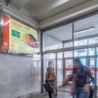 Кристалайт на станции метро 