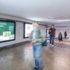 Кристалайт на станции метро 