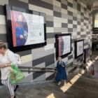 Кристалайт на станции метро 