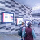 Кристалайт на станции метро 