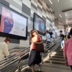 Кристалайт на станции метро 