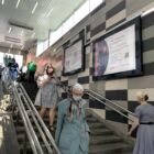 Кристалайт на станции метро 