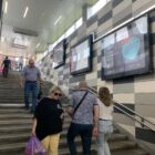 Кристалайт на станции метро 