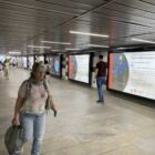 Кристалайт на станции метро 