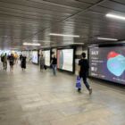 Кристалайт на станции метро 