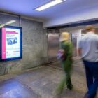 Кристалайт на станции метро 
