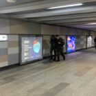 Кристалайт на станции метро 