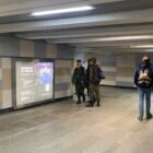Кристалайт на станции метро 