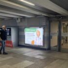 Кристалайт на станции метро 
