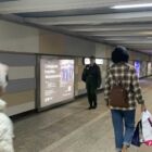 Кристалайт на станции метро 