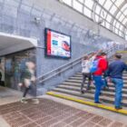 Кристалайт на станции метро 