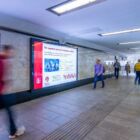Кристалайт на станции метро 