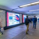 Кристалайт на станции метро 