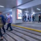 Кристалайт на станции метро 