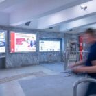 Кристалайт на станции метро 
