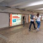 Кристалайт на станции метро 