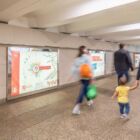 Кристалайт на станции метро 