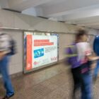 Кристалайт на станции метро 