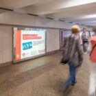 Кристалайт на станции метро 
