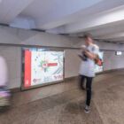 Кристалайт на станции метро 