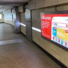 Кристалайт на станции метро 