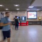 Кристалайт на станции метро 