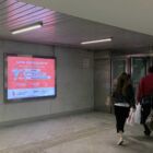 Кристалайт на станции метро 