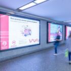 Кристалайт на станции метро 