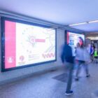 Кристалайт на станции метро 