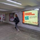 Кристалайт на станции метро 
