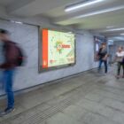 Кристалайт на станции метро 