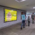 Кристалайт на станции метро 
