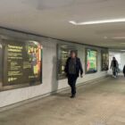 Кристалайт на станции метро 