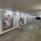 Кристалайт на станции метро 