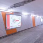 Кристалайт на станции метро 