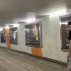 Кристалайт на станции метро 