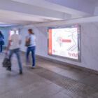 Кристалайт на станции метро 