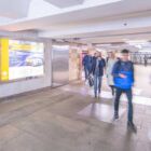 Кристалайт на станции метро 