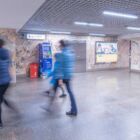 Кристалайт на станции метро 
