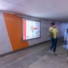 Кристалайт на станции метро 