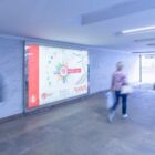 Кристалайт на станции метро 