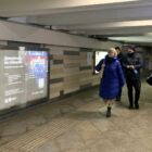 Кристалайт на станции метро 