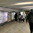 Кристалайт на станции метро 