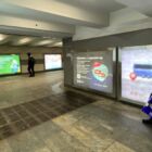 Кристалайт на станции метро 