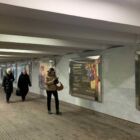 Кристалайт на станции метро 