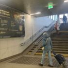 Кристалайт на станции метро 