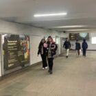 Кристалайт на станции метро 